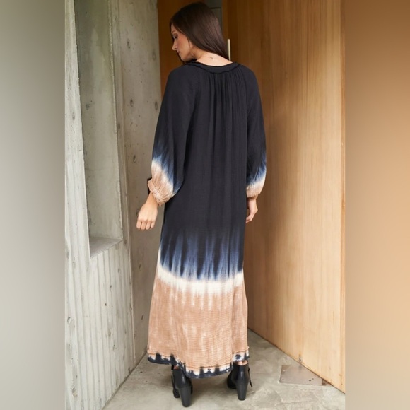 Ocean+Main Los Angeles 100% Cotton Gauze Kaftan Size L/XL Pit 21 - Picture 6 of 17